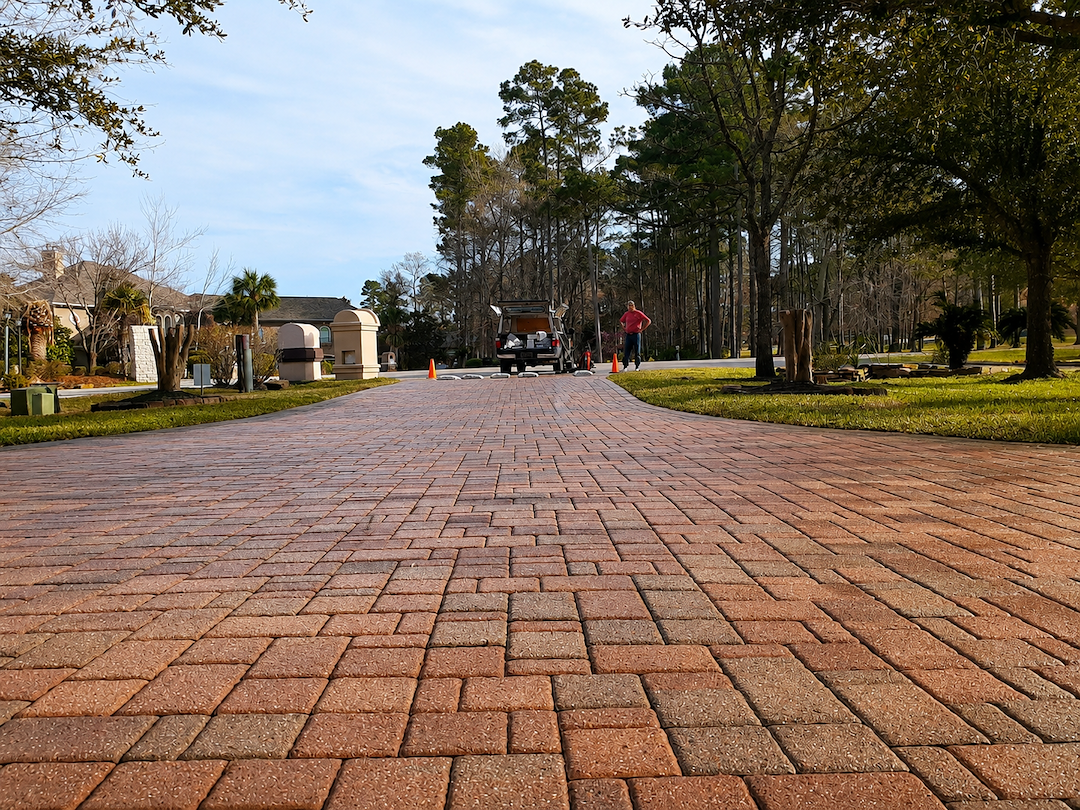 Premium Brick Paver Restoration, Clean and Vibrant